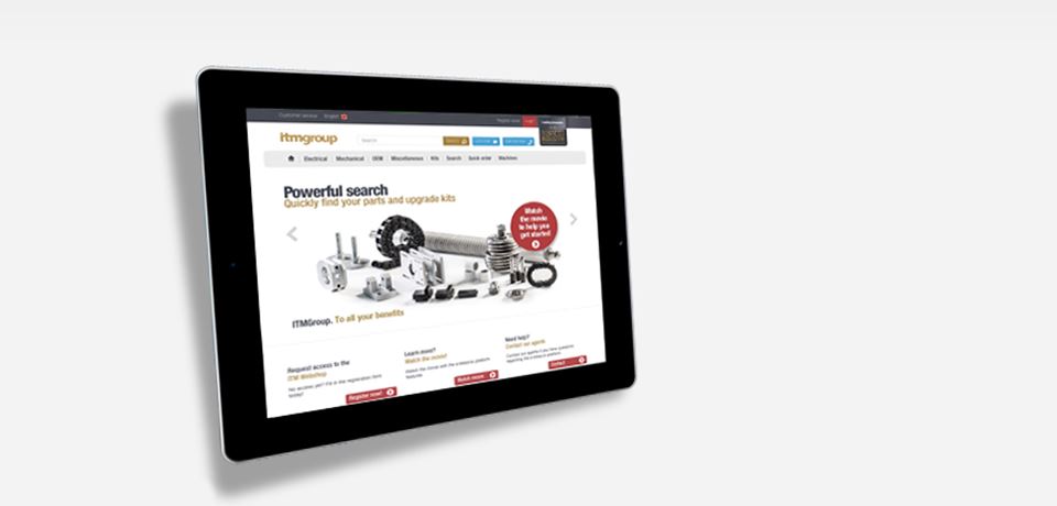 Encargue piezas a través de la plataforma electrónica