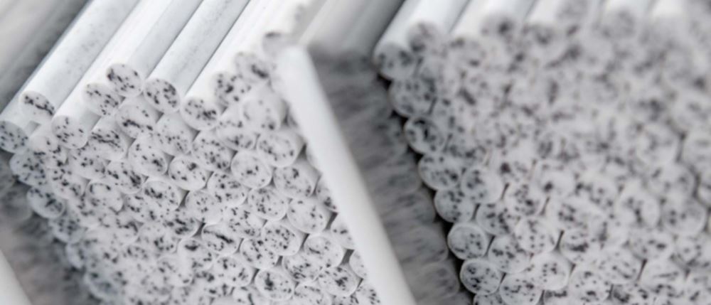 Filter rods inside flexible logistic machine Gemini