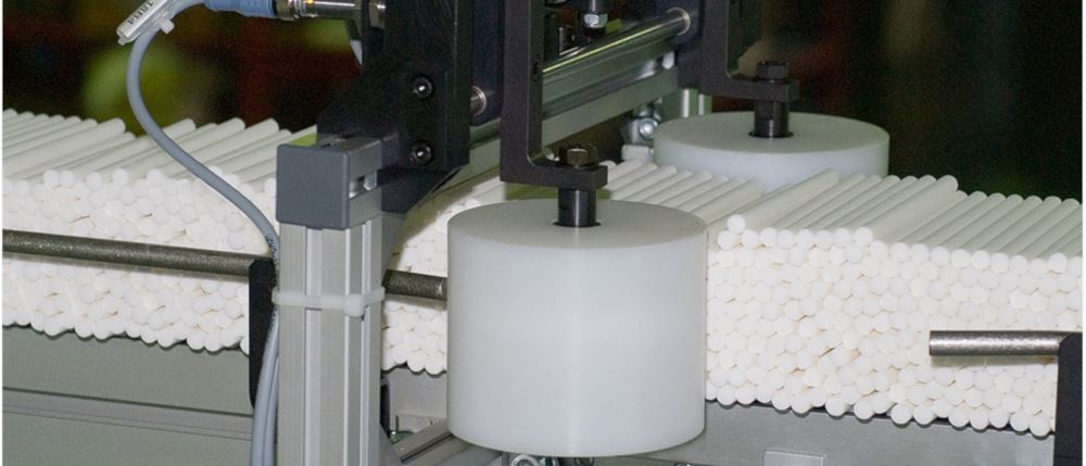 Flexible logistic machine Gemini processing filter rods