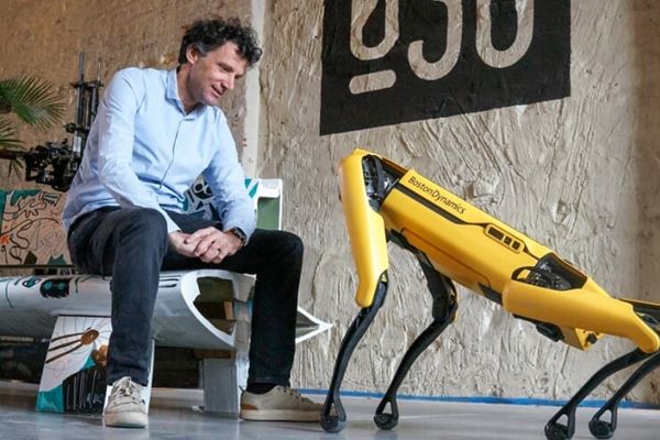Robot dog Spot introduced at Innovation Hub